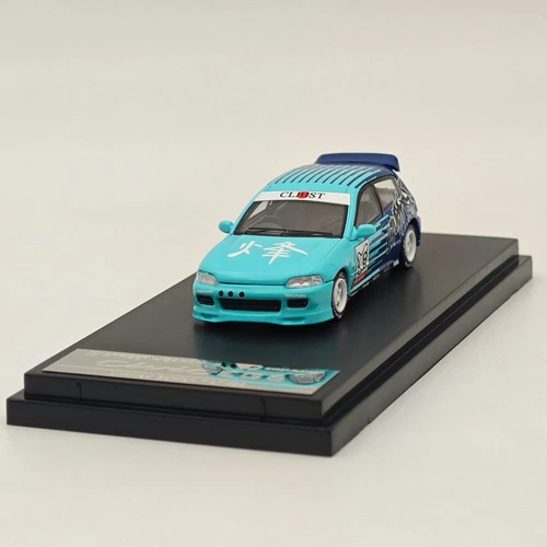 SW1:64 Honda Civic EG6 Kanjozoku FALKEN limited499 Diecast Model Car - Picture 14 of 16