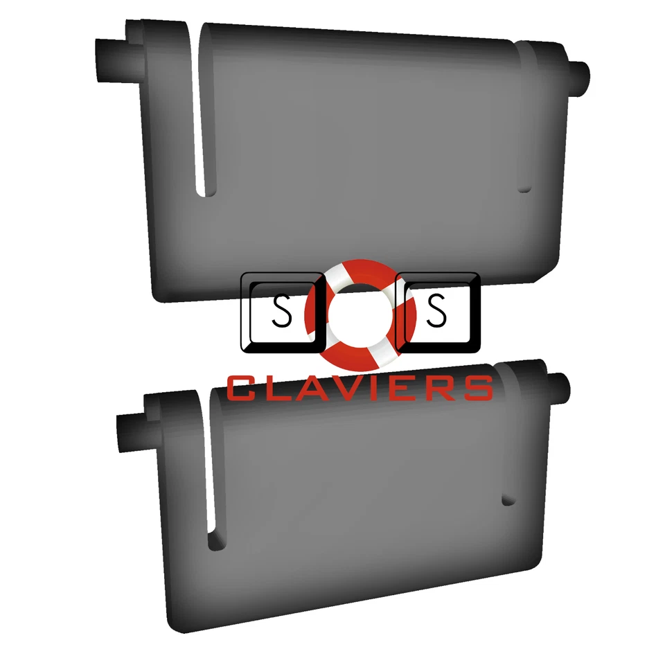 Das Keyboard 5QS Tastatur Spare Abfall Tilt Leg Ständer Foot Feet Satz - Bild 2 von 3