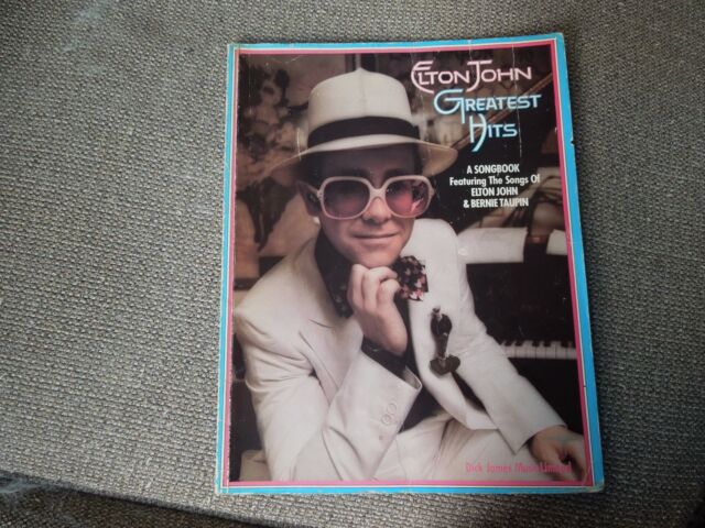 Elton John Greatest Hits Music Book