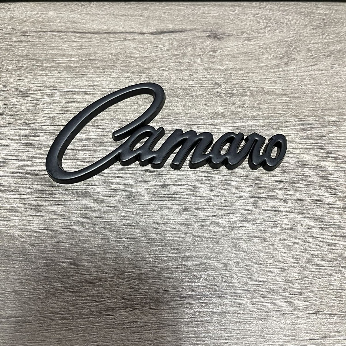 2Pc Camaro Emblem 3D Metal Badge Sticker Letter for Camaro