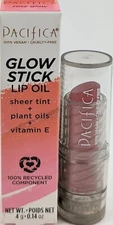 Pacifica Glow Stick Lip Oil In Rosy Glow 4g Full Size