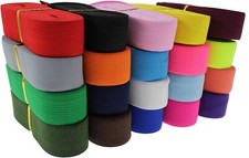 Assorted-Color Knit Elastic Band for Sewing 40 Yards 1inch-25mm Flat Heavy St...
