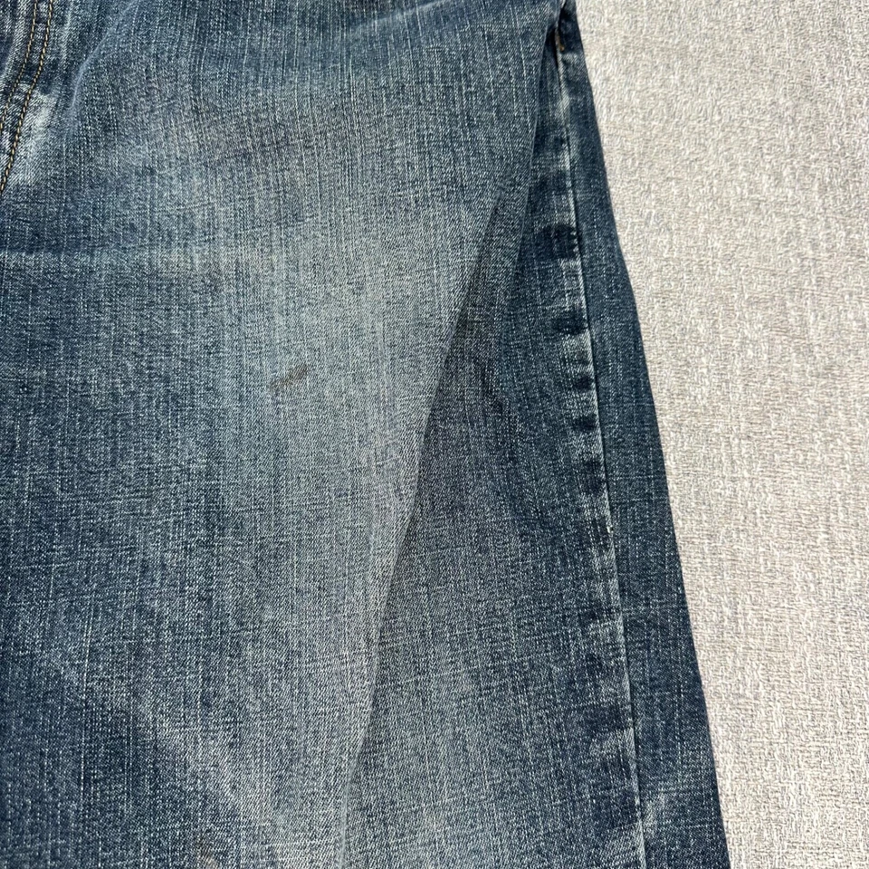 Pantalones de mezclilla holgados relajados azules 38x29 vintage Axist para hombre descoloridos Foto 3 de 4