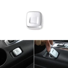 1x Cigarette Lighter Frame Cover Trim Fit For Chevrolet Camaro 2017-2023 Sliver