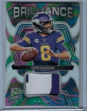 2020 Panini Spectra Kirk Cousins Brilliance Neon Marble Patch #'ed 4/4