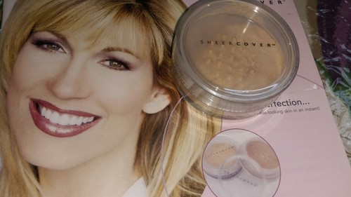 new sheer cover barely beige powder mineral foundation makeup 4g