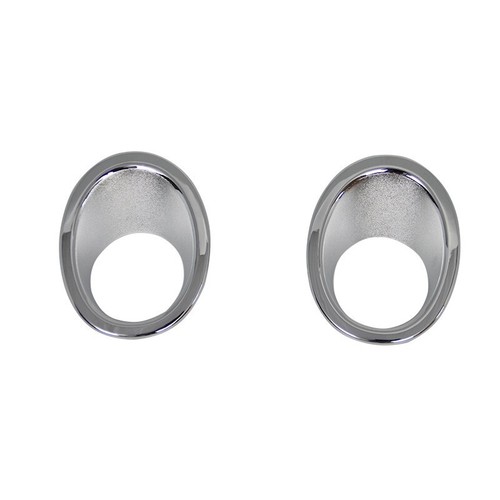 ABS Chrome Front Fog Light Lamp Cover Trim For 2007-2009 Honda CRV CR-V - Picture 2 of 3