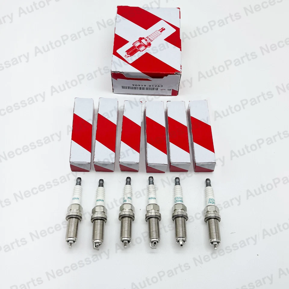 OEM 6PC Spark Plug Set For 2016-2024 Toyota Lexus Tacoma V6 3.5l 90919-01263 Foto 2 de 4