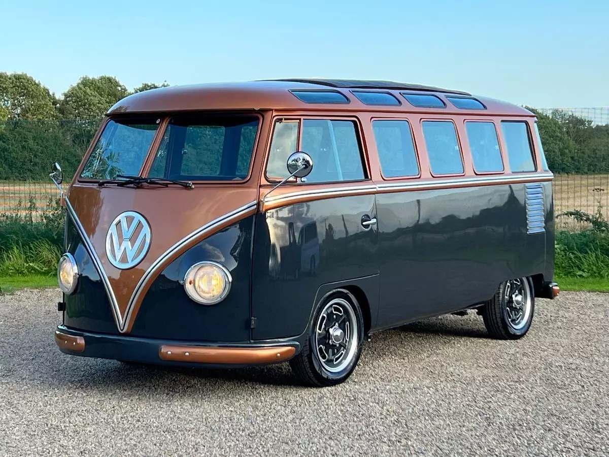 VOLKSWAGEN KOMBI CUSTOM 1963 VW KOMBI SPLIT SCREEN CAMPER VAN BUS SAMBA *  RHD