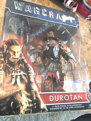 New In Box World of Warcraft Durotan 6  Action Figure With Accessory