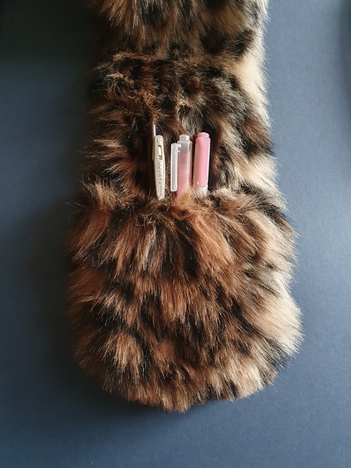 Authentic And Rare Faux Fur Spirithoods Kids Hat In Leopard Print, Unisex, New image 9
