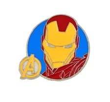 Marvel Avengers Assemble Booster ~ Iron Man Individual Disney Trading Pin ~ New