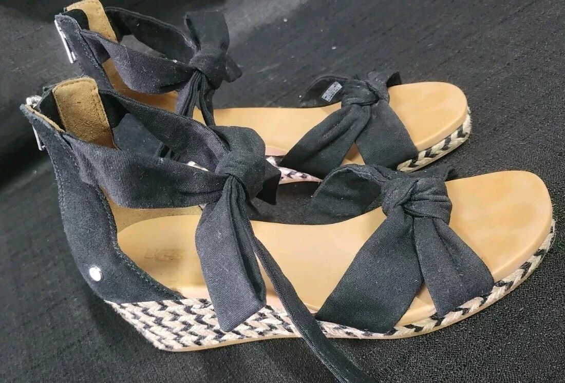 UGG Sandalo Yarrow Platform Zeppa Nero Donna 9