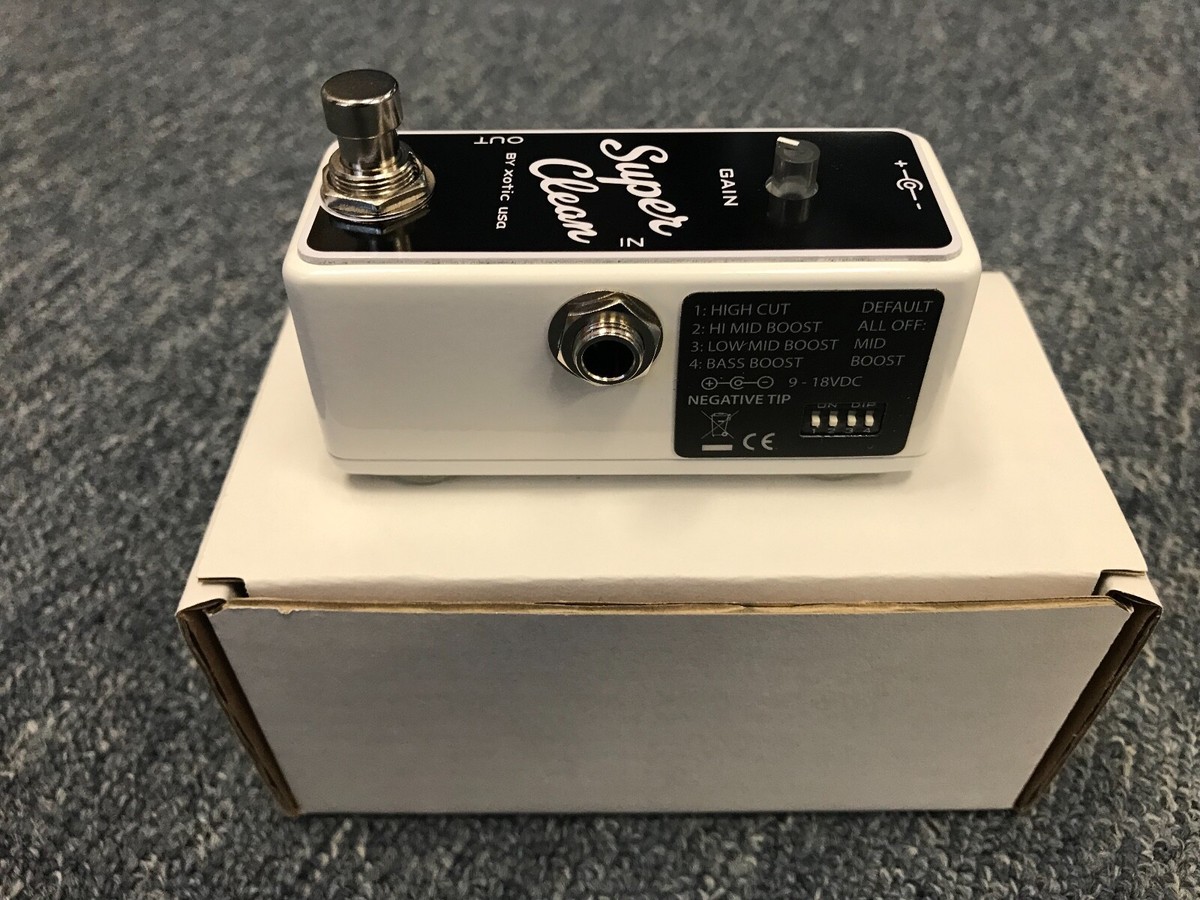 Xotic Super Clean Buffer Guitar Effects Pedal for sale online | eBay