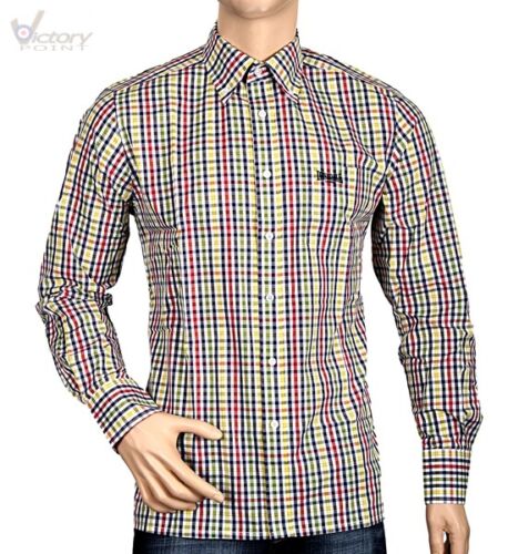 Lonsdale London Langarm-Hemd / Long Sleeve Shirt Multicocur Tartan - Afbeelding 1 van 3