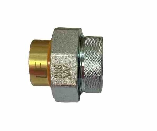 Webstone Nibco Dielectric Union 1 1/2โ FIP X SWT Galvanized Steel & Brass