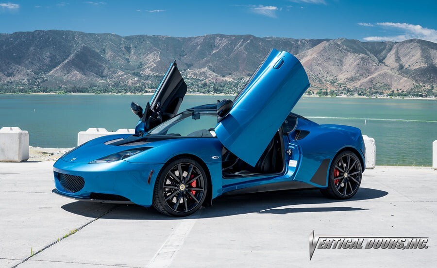 Lotus Evora 2010-2021 Bolt on Lambo Doors Vertical Doors Inc Kit