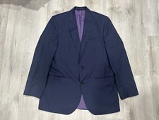 HA2 TED BAKER London Endurance Trevi Navy Blazer Jacket 100 Wool Size 40R