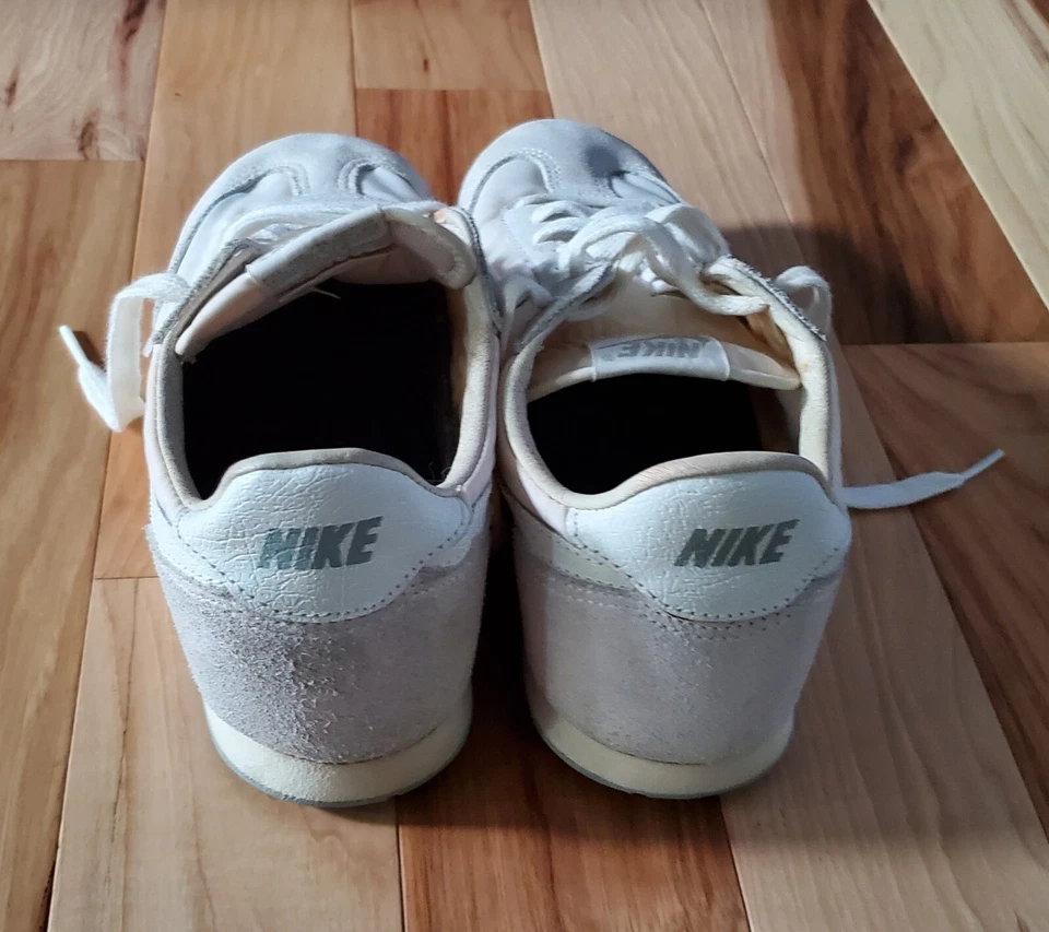 VINTAGE 80's NIKE OCEANIA CORTEZ BEIGE SNEAKER RUNNING SHOES / Women's Size 7.5 - Image 4 of 4