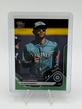 2025 Topps Now Julio Rodriguez #OD-131 Road to Opening Day Green #d /99 Mariners