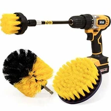4 Pack Drill Brush Power Scrubber Cleaning Brush Extended Long Attachment Set