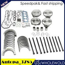 B46 B48 Engine Overhaul Rebuild Kit Main Con Rod Bearings Pistons Rings for BMW