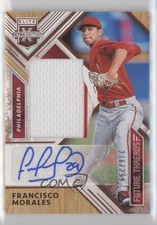 2018 Elite Extra Edition Future Threads Silhouette Francisco Morales Auto 0a2