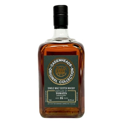Tomatin 16 Jahre - Cadenhead's - Highland Single Malt Whisky - 121,29 /Liter
