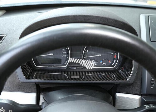 3x Real Carbon Fiber Center Console Dashboard Panel Trim For BMW X3 E83 2006-10 - Picture 4 of 11