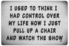 Funny Sarcastic Metal Tin Sign Wall Decor Man Cave Bar I Used To Think Had