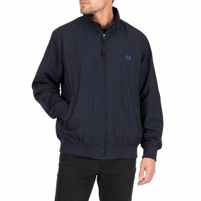 Chaqueta de bombardero para hombre FRED PERRY talla M azul dobladillo elástic... - Imagen 1 de 4
