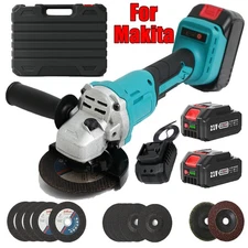 Cordless 4-1/2 Power Angle Grinder for Makita 21V Max Battery Brushless 9000 RPM