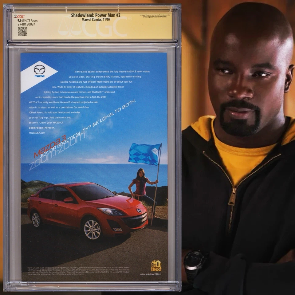 CGC 9.6 SS Shadowland: Power Man#2 signed by Mike Colter Luke Cage - Image 2 of 2