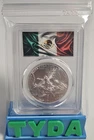 1 oz Zombucks World Libertattered Silver Round .999 Silver BU in Custom Slab