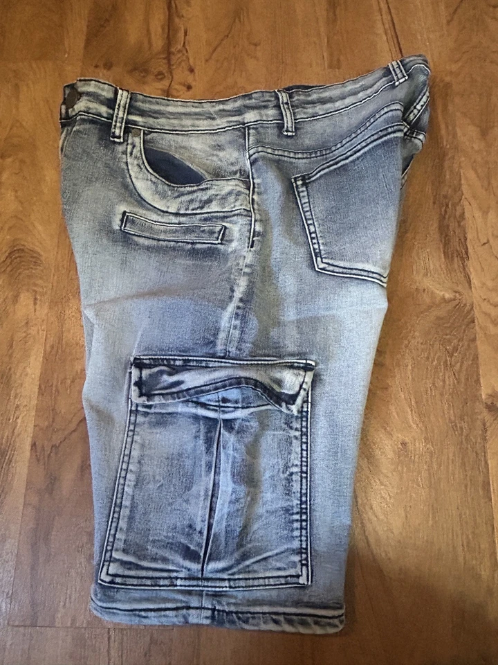 Versace 19v69 Abbigicatedo Sportivo SRL Италия кислотная стирка джинсовые шорты размер 36 мужские - Изображение 4 из 4