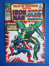 TALES OF SUSPENSE # 84 - (VF-) -IRON MAN/CAPTAIN AMERICA-1ST APP SUPER ADAPTOID