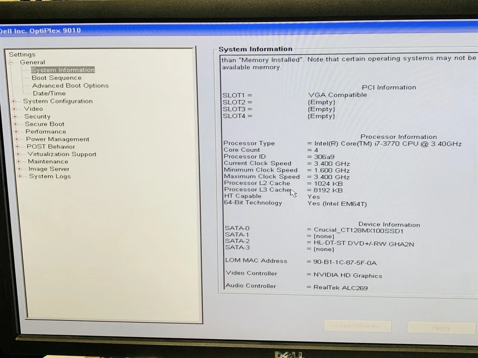 Dell OptiPlex 9010 MT i7-3770 3.4GHz 16GB RAM 120GB SSD GT710 Windows10 Computer - Image 2 of 4