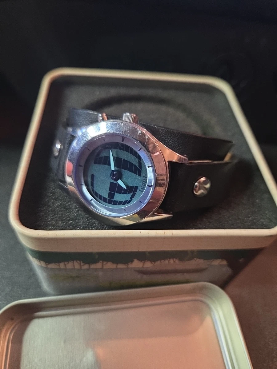 Analog & Digital Fossil Big Tic Silver Case Wristwatches for sale