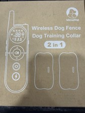 MINOFPET WIRELESS DOG FENCE DOG TRAINING COLLARS LOOK NEW AMAZON RETURN