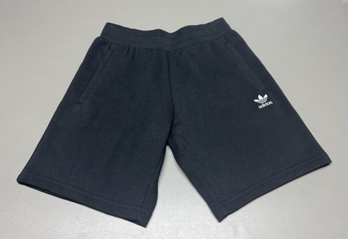 New Adidas Kids Youth Originals Fleece Black Regular Fit Shorts MSRP $30 - Picture 4 of 13