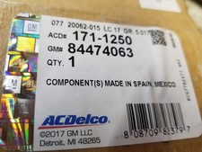 NEW AC DELCO 84474063 BRAKE PAD SET 171-1250