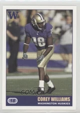 2004 High Step Washington Huskies Corey Williams Rookie RC 0b5