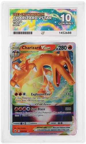 Ace 10 2023 - Charizard VSTAR - Crown Zenith - 019/159 - Holo