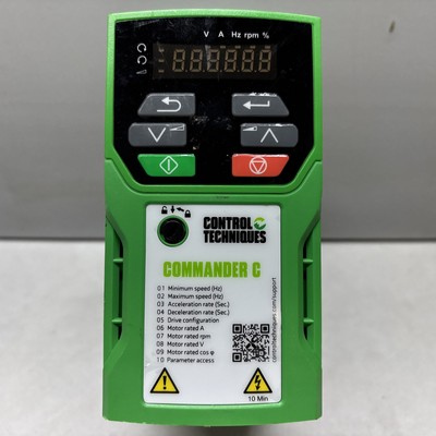 Control Techniques Commander C C200-012 00033 UNTESTED Parts/Repair Only!