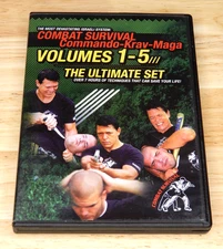Combat Survival: Commando Krav Maga - Volumes 1-5 (DVD, 5 Disc Set)