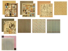 Graphic 45 Domestic Goddess 12 x 12 Cardstock PICK Housewife Garden Market Lady