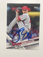 Los Angeles Angels JESSE CHAVEZ Signed Card