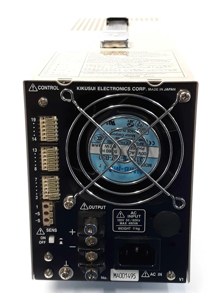 Kikusui PAN35-5A Regulated DC Power Supply, In 100V Out 0-35VDC 0-5A  - Image 3 of 4