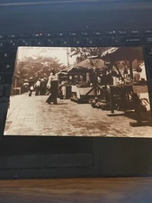 Vintage Oversized Postcard 5"x7" Olvera Street Los Angeles, Old tyme photo card