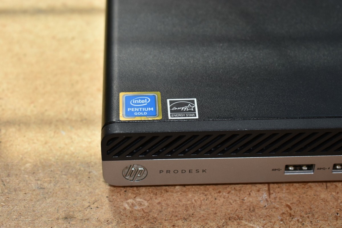 HP ProDesk 400 G4 Desktop Mini Pentium Gold G5400T 8GB RAM 500GB